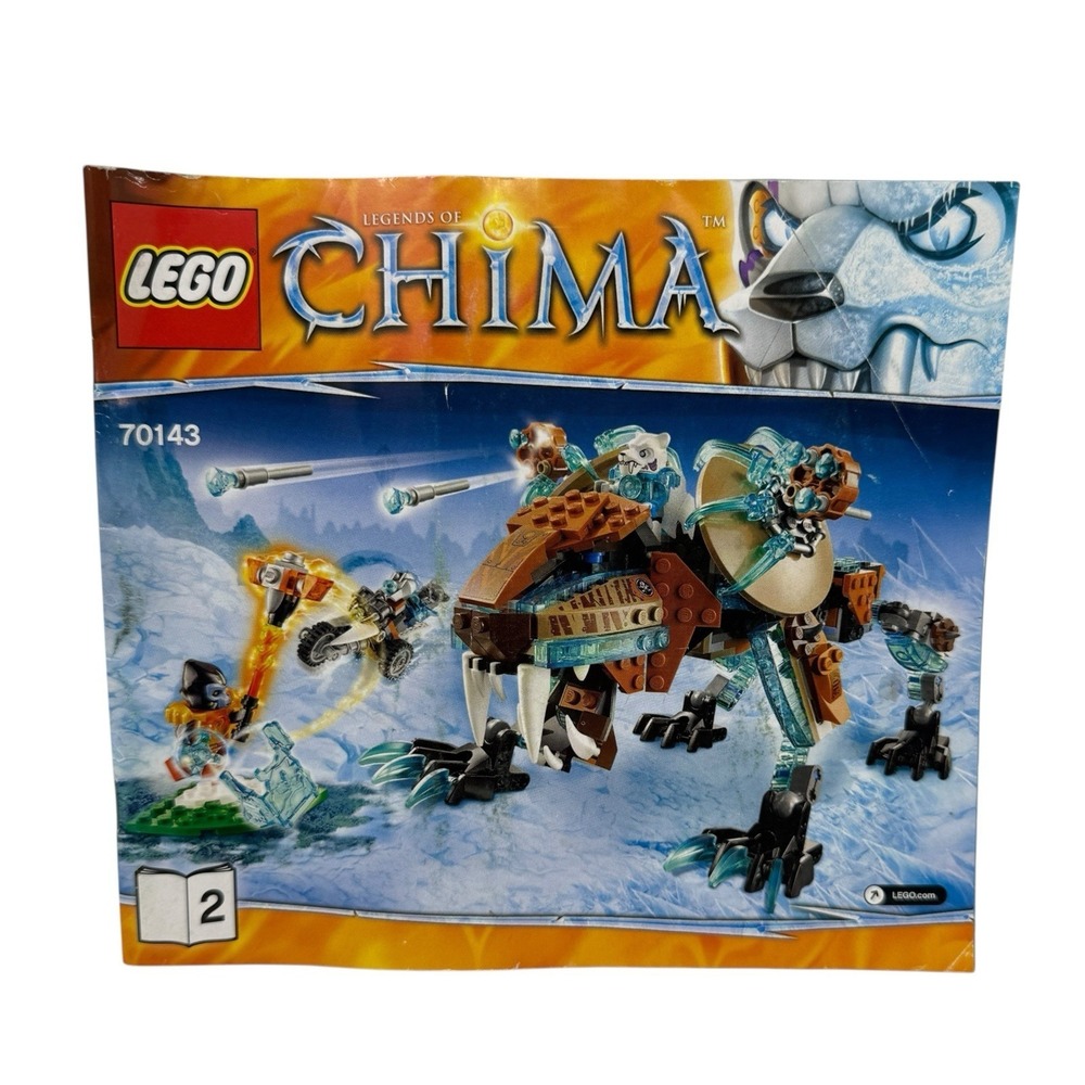 Lego‎ Chima 70143 Instructions Manual Booklet #2 ONLY Sir Fangar's Saber Tooth